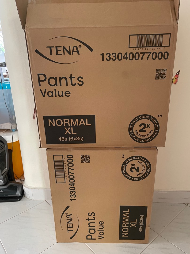Tena value pants 8s normal XL (120-160cm), Health & Nutrition, Assistive &  Rehabilatory Aids, Adult Incontinence on Carousell