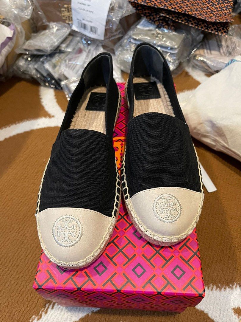Tory burch espadrilles canvas clearance