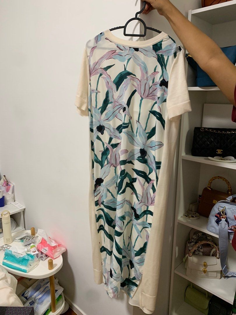Tory burch silk front sweater dress hotsell