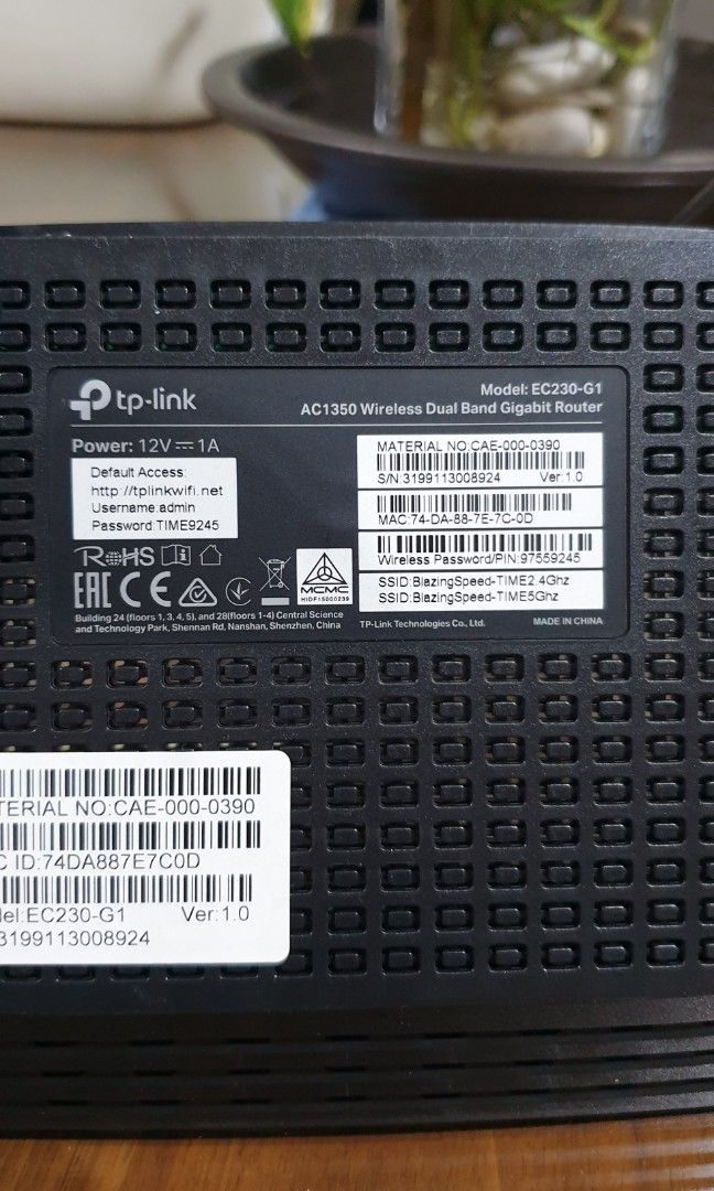 TP link AC 1350 wireless dual band gigabit router, Computers & Tech ...