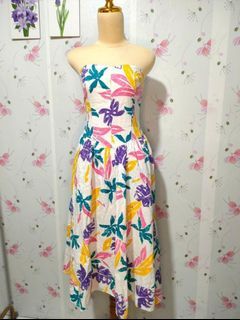 Tube Floral Mididress