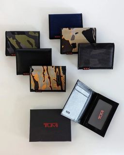 TUMI original men's card holder card case wallet