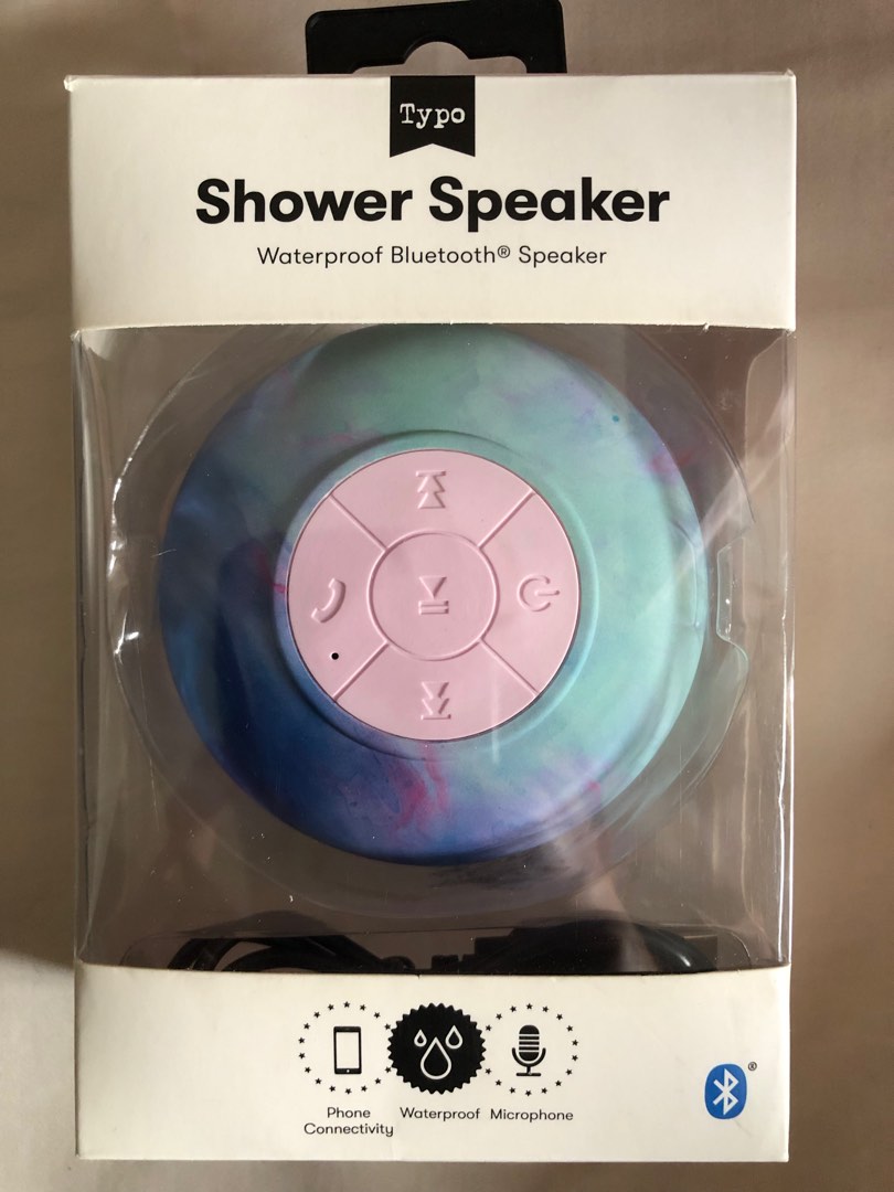 TYPO Shower Speaker, Audio, Soundbars, Speakers & Amplifiers on Carousell