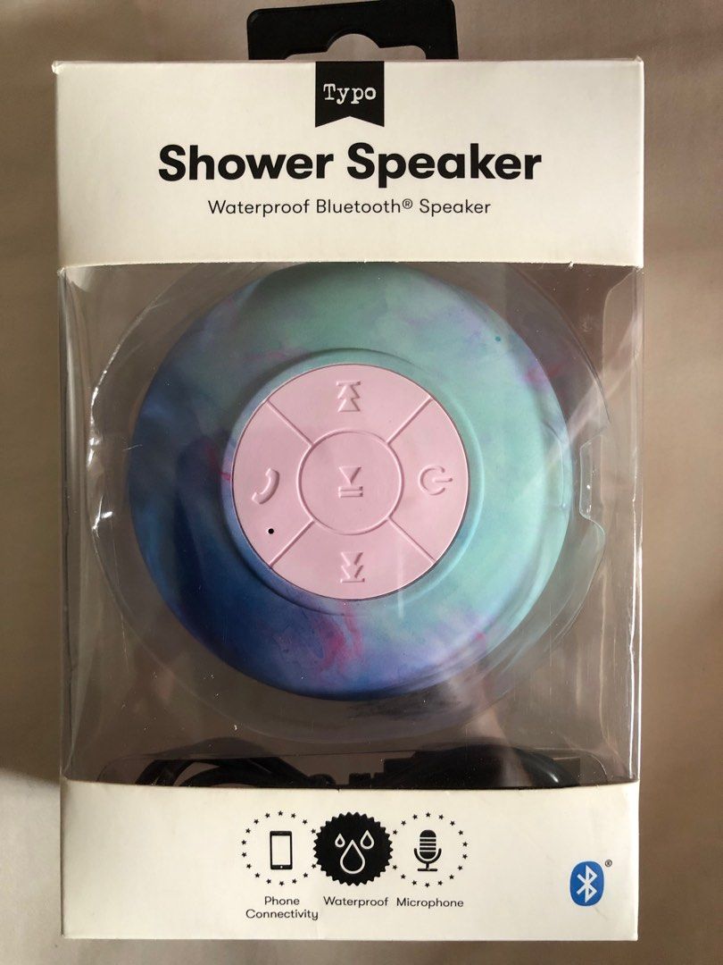 TYPO Shower Speaker, Audio, Soundbars, Speakers & Amplifiers on Carousell