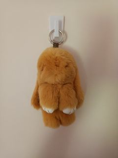 UGG Plush Soft Bunny Keychain