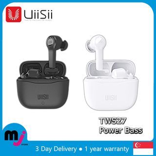 UiiSii TWS27 True Wireless Earbuds TWS Earbuds Power Bass Touch Control 24 Hour Music