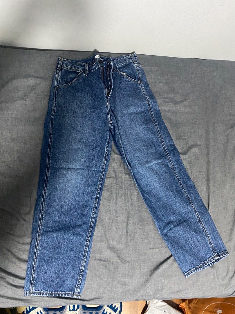 Uniqlo U Wide Fit Jeans, Men's Fashion, Bottoms, Jeans on Carousell