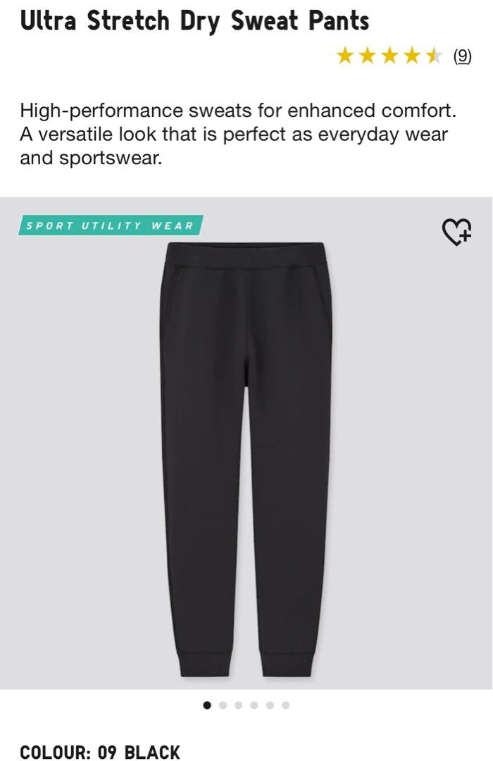 Uniqlo Ultra Stretch Dry Sweat Pants, Men's Fashion, Bottoms, Joggers on  Carousell