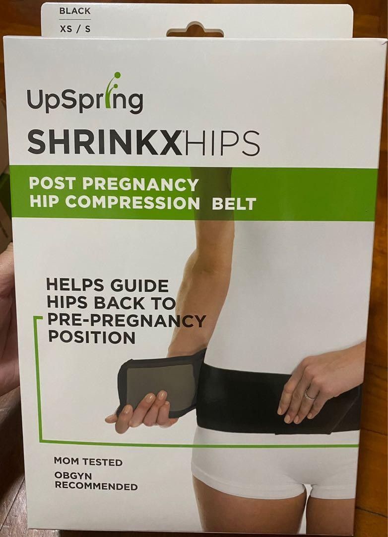 Shrinkx Hips Ultra Postpartum Hip Compression Belt in Black by UpSpring