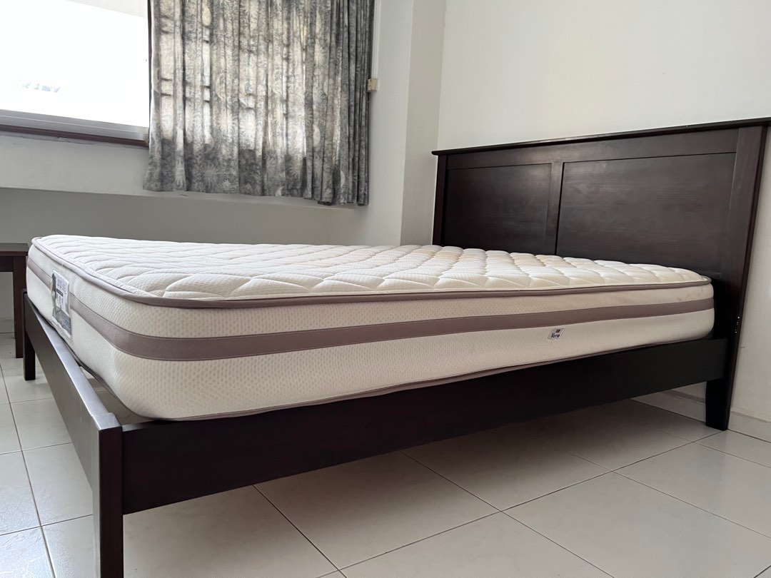 Used Queens size bed frame, Furniture & Home Living, Furniture, Bed