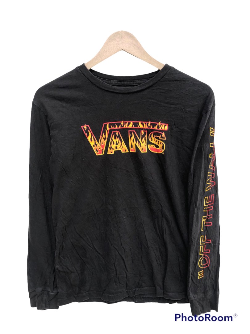 Vans off the wall fire hot sale