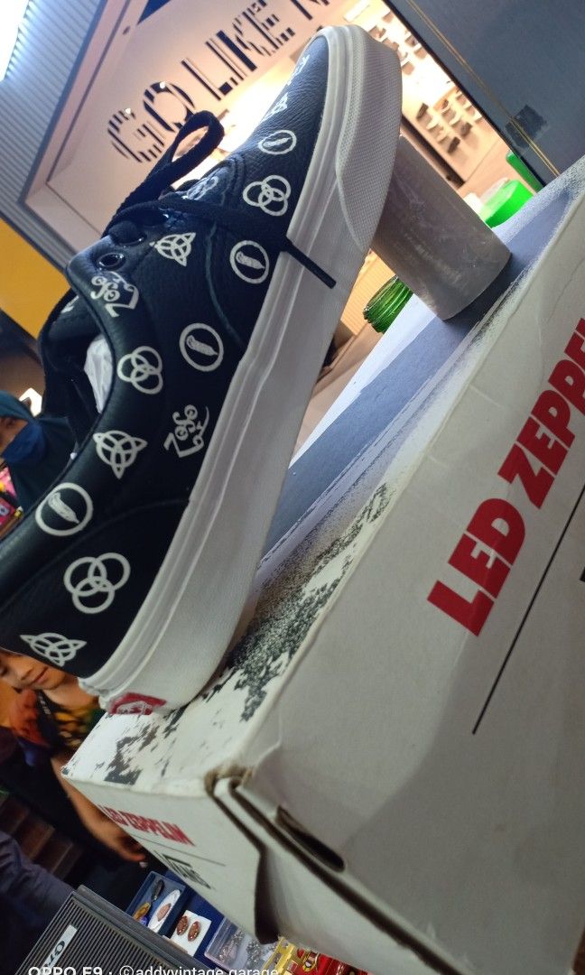 Zapatos vans outlet led zeppelin jr