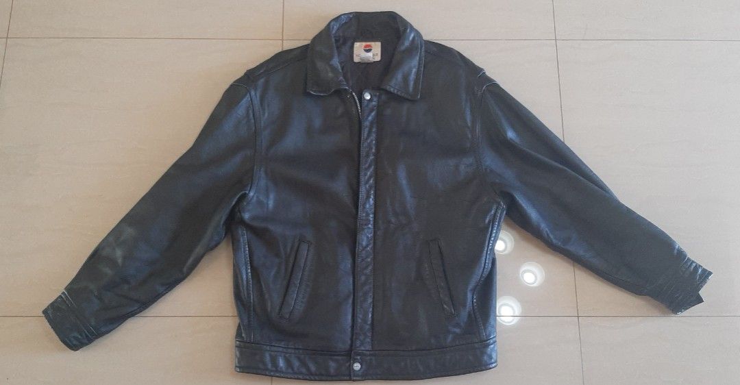 Leather pepsi jacket online