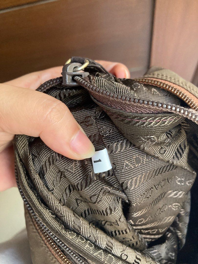 Vintage hotsell prada zipper