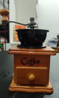 Vintage Wooden Coffee Grinder
