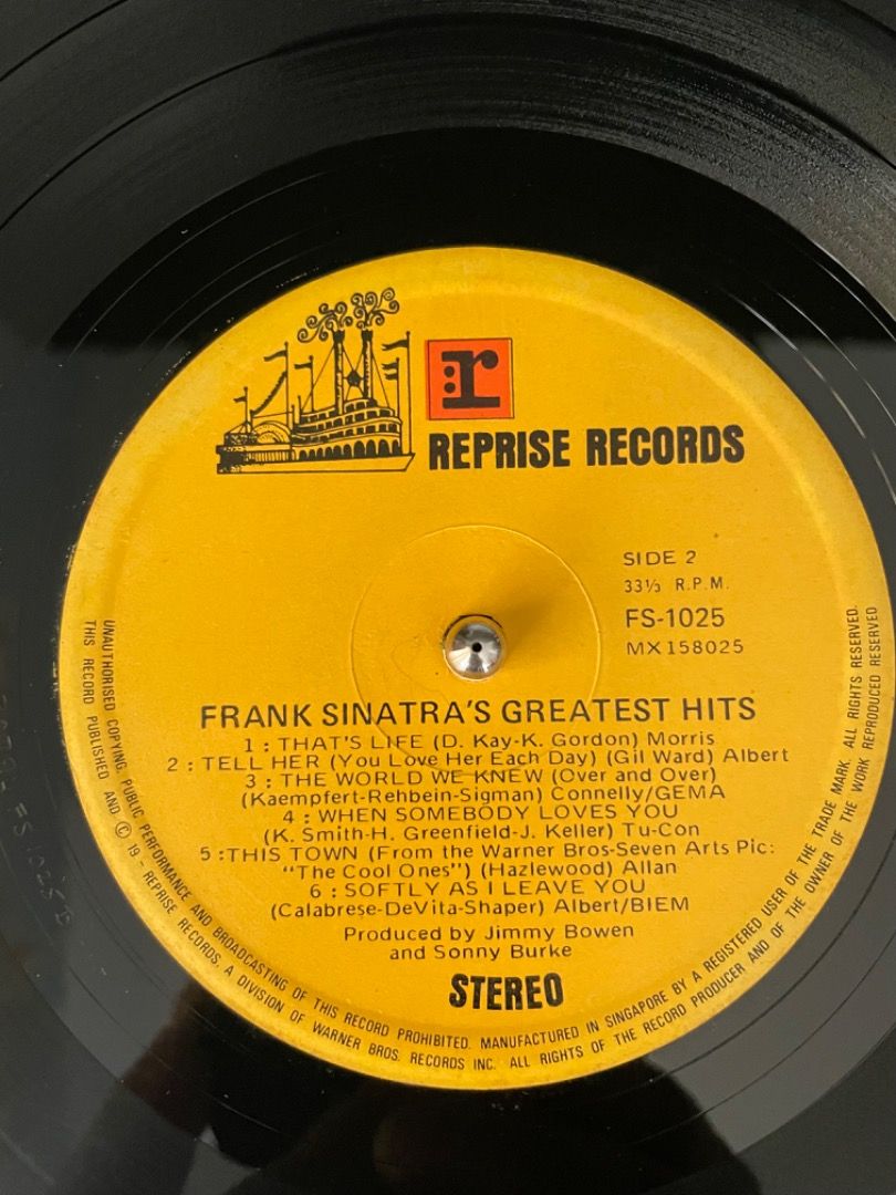 Vinyl / LP: easy listening, jazz - Frank Sinatra and his ...