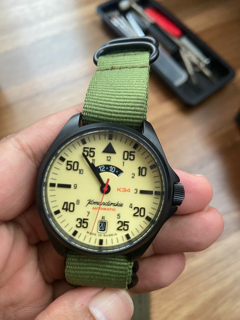 Vostok Komandirskie K34, Men's Fashion, Watches & Accessories, Watches