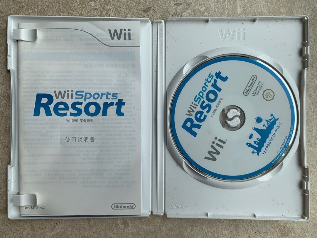 Wii Sports Resort (中文版), 電子遊戲, 電子遊戲, Nintendo 任天堂- Carousell