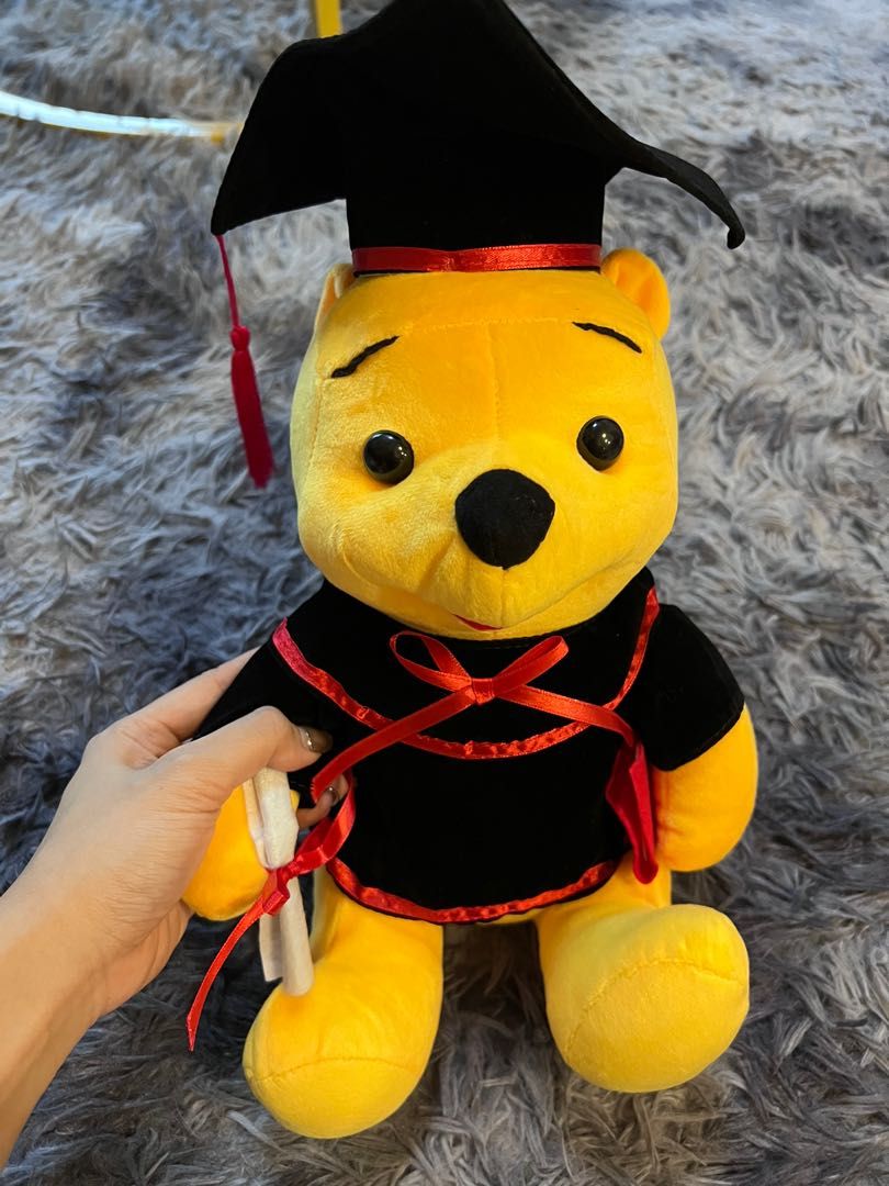 Winnie the pooh online graduation plush