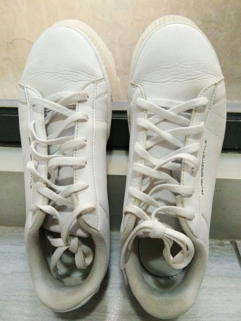 Women Anta White Sneakers US 8 Women s Fashion Footwear