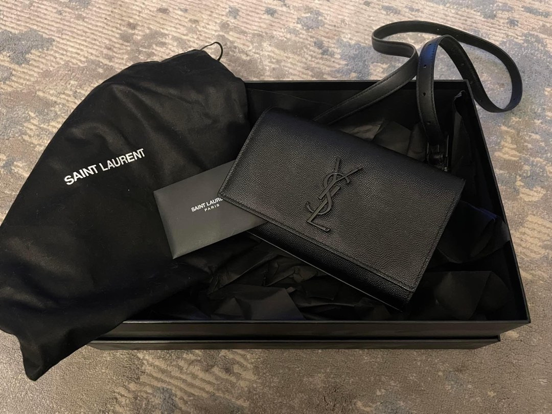 YSL Belt Bag In Black, Luxury, Bags & Wallets on Carousell