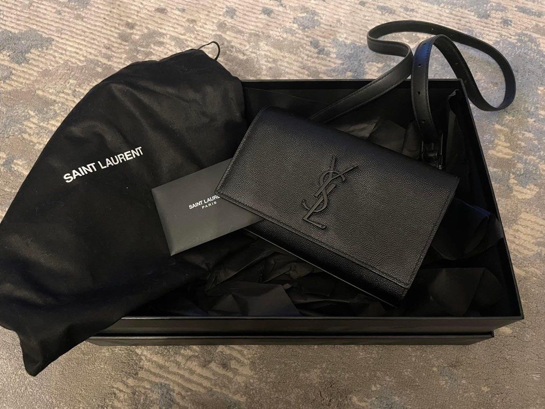 YSL Belt Bag In Black, Luxury, Bags & Wallets on Carousell