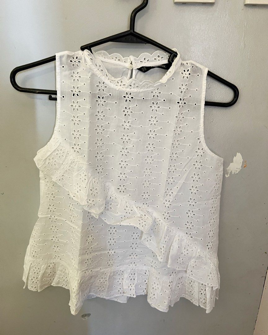 Eyelet White Top main image 1