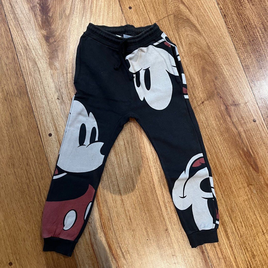 Zara mickey pants, Babies & Kids, Babies & Kids Fashion on Carousell