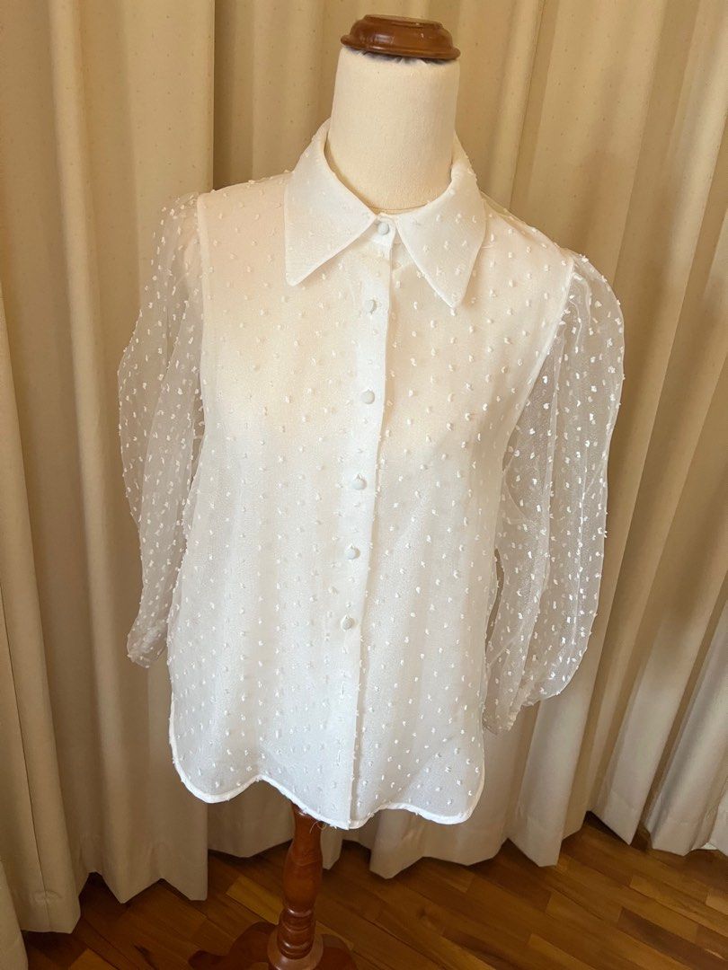Chiffon blouse zara store