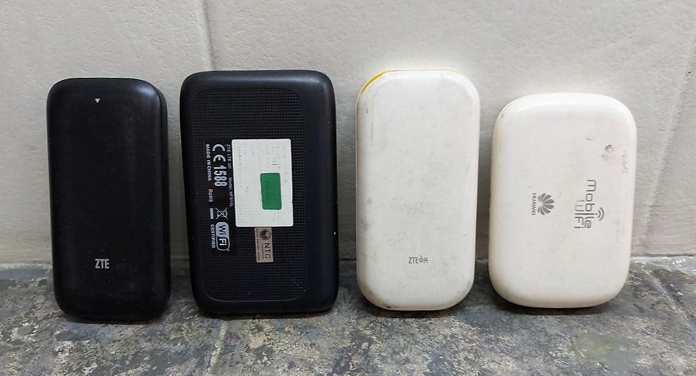 ZTE & Huawei MOBILE POCKET WIFI (Sun & Smart) (Category: Other Mobile & Gadget Accessories) located in Quezon City. Submitted by charliebrown_olx (Listing ID 1195036183, Image 2). Description: Brand: ZTE & HUAWEI Networks: SUN & SMART: Items: MOBILE POCKET WI-FI Classification: Pre-owned Condition: All Working, NO WARRANTY (WYSIWYG) Price: P300.00 Each or Get All Four for P900.00 TERMS & CONDITIONS: 1. C.O.D. Can meet buyers at - Del Monte Ave, Q