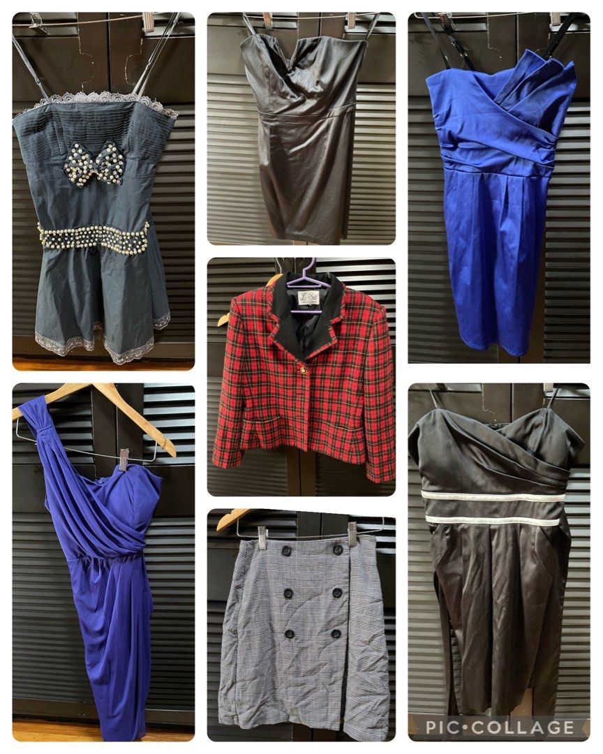 13 Assorted Dresses and Clothes (Skirt, Coat) (Category: Dresses) located in San Juan City. Submitted by pepper92 (Listing ID 1195256051, Image 2). Description: -get all 13 dresses and clothes for P350 only! -all in good condition -includes lots of great party dresses (semi formal/casual) -includes designer semi-formal dress (designer: Boy Domingo) originally bought for P8K .