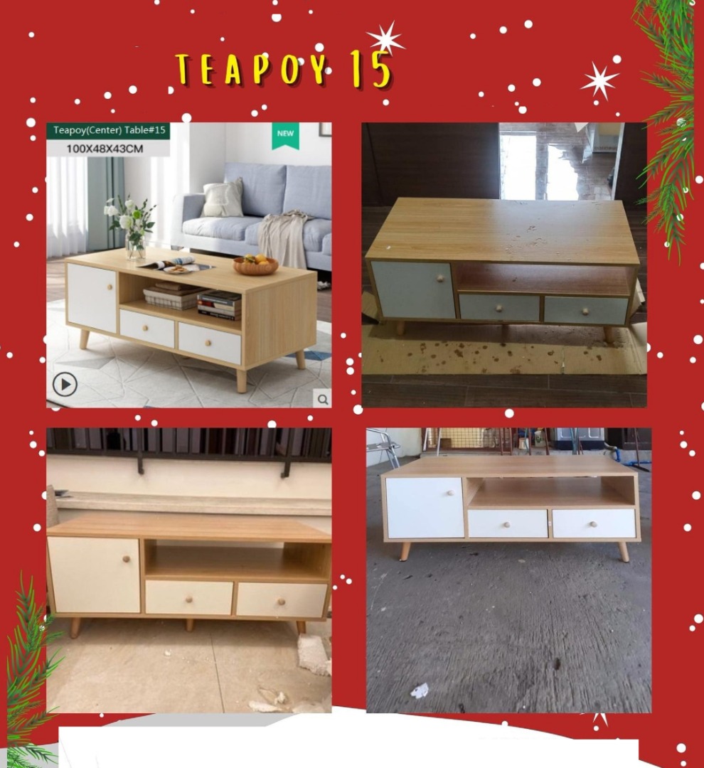 #15 center table with storage drawers for living furniture home