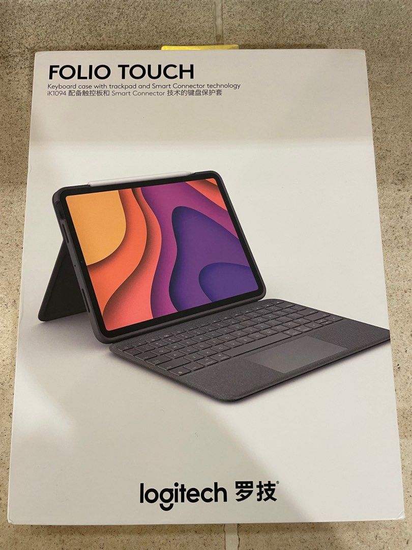 Logitech iPad Air 4 / 5 10.9寸Folio touch keyboard 水貨, 手提電話