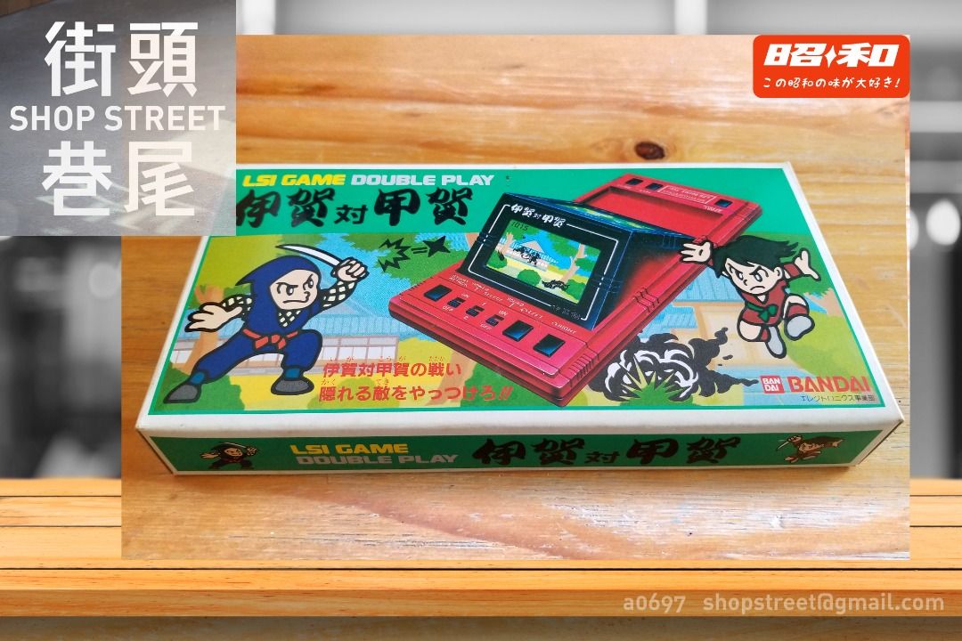 中古] 1983年昭和時代電子遊戲機伊賀對甲賀LSI Game (BANDAI LTD 日本