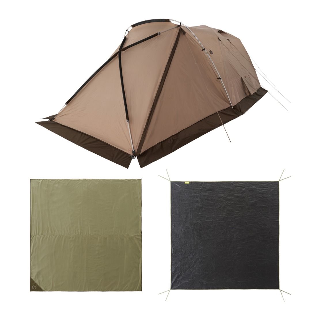 日本代購包郵2件SET 可散買Tradcanvas DX・PANEL Awning Plateau Tent