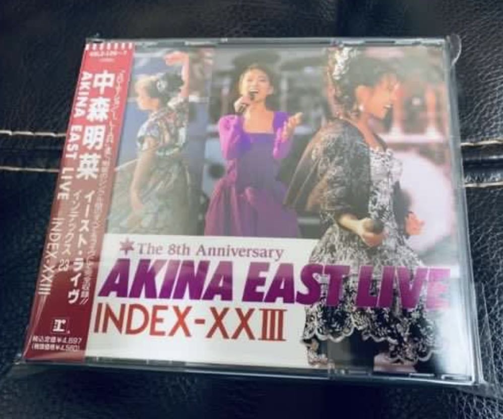 中森明菜The 8th Anniversary AKINA EAST LIVE INDEX-XXIII 2CD 
