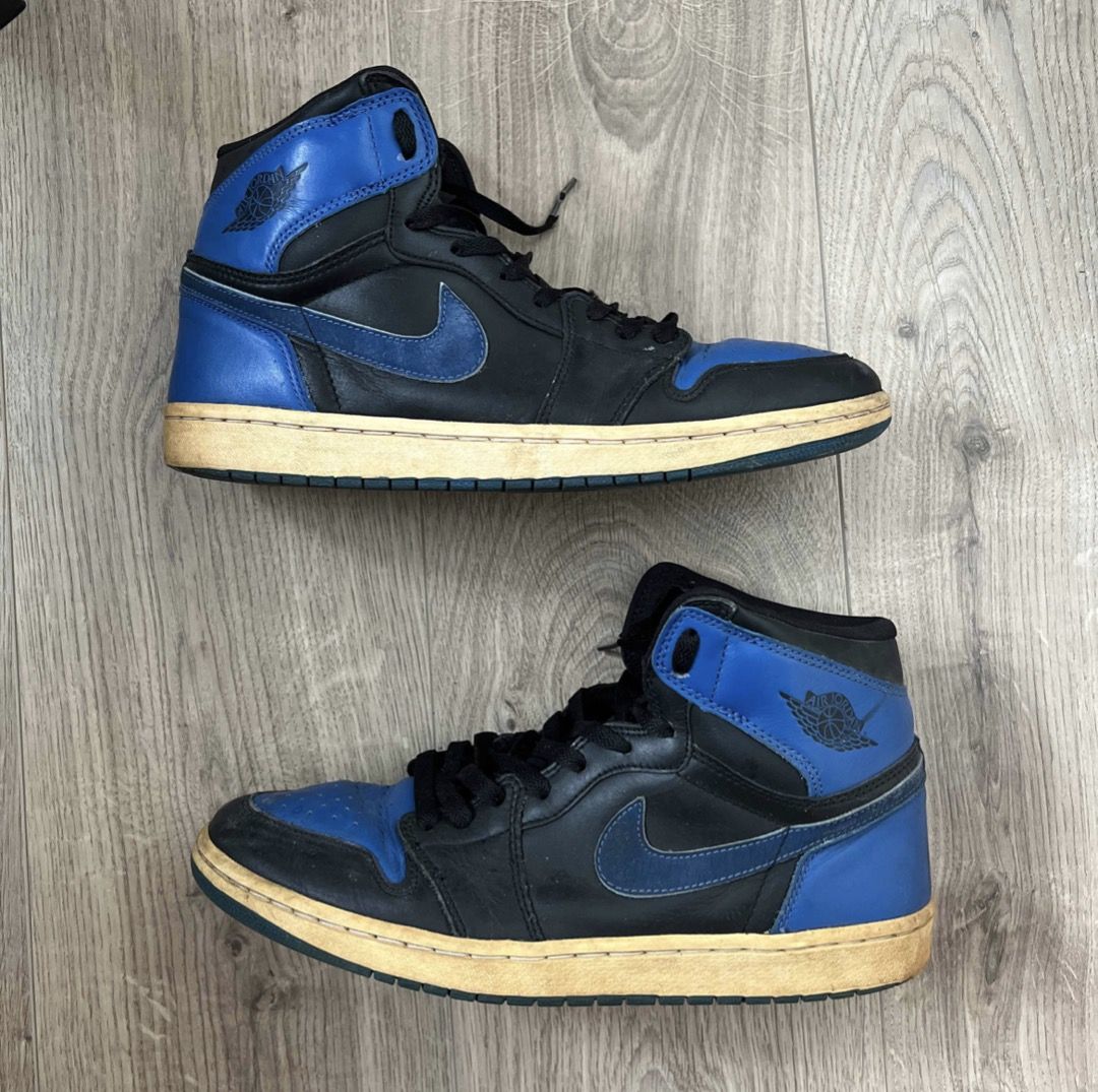 減價絕版古著Vintage Air Jordan 1 Royal Blue 2001 US10 AJ1 original ...