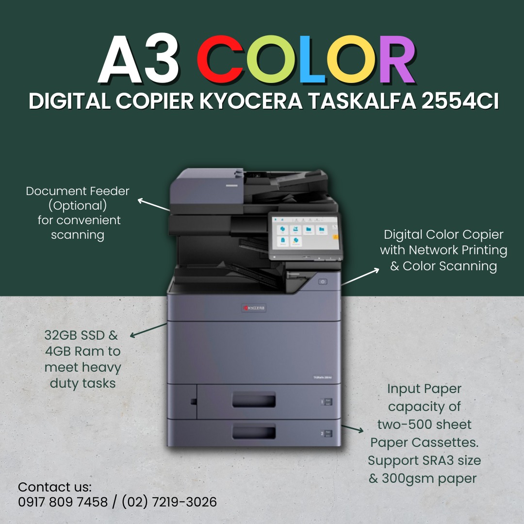 Colored A3 Xerox A3 Printer A3 Copier A3 Photocopier & A3 Scanner