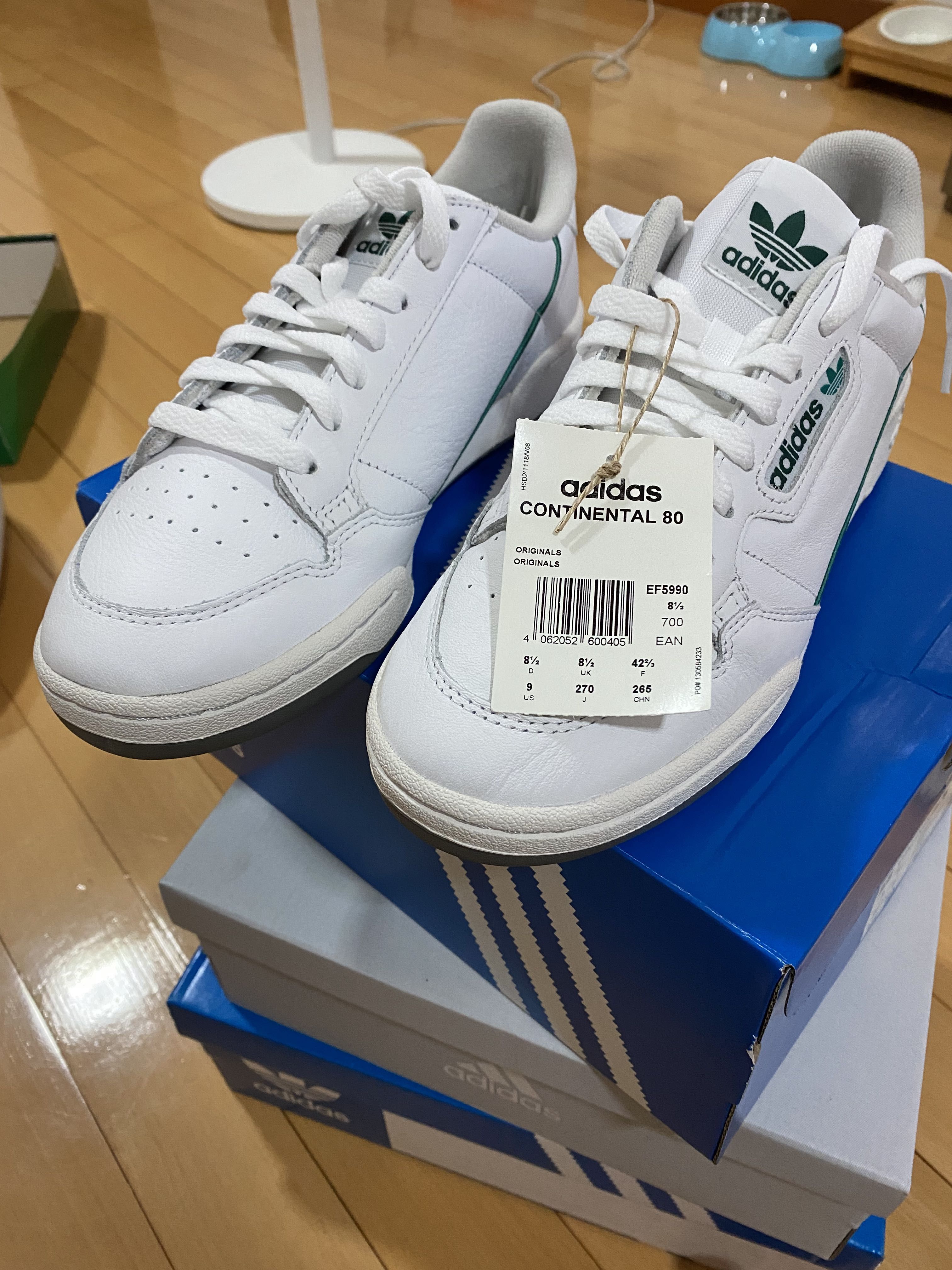 Adidas continental 80 on sale homme vert