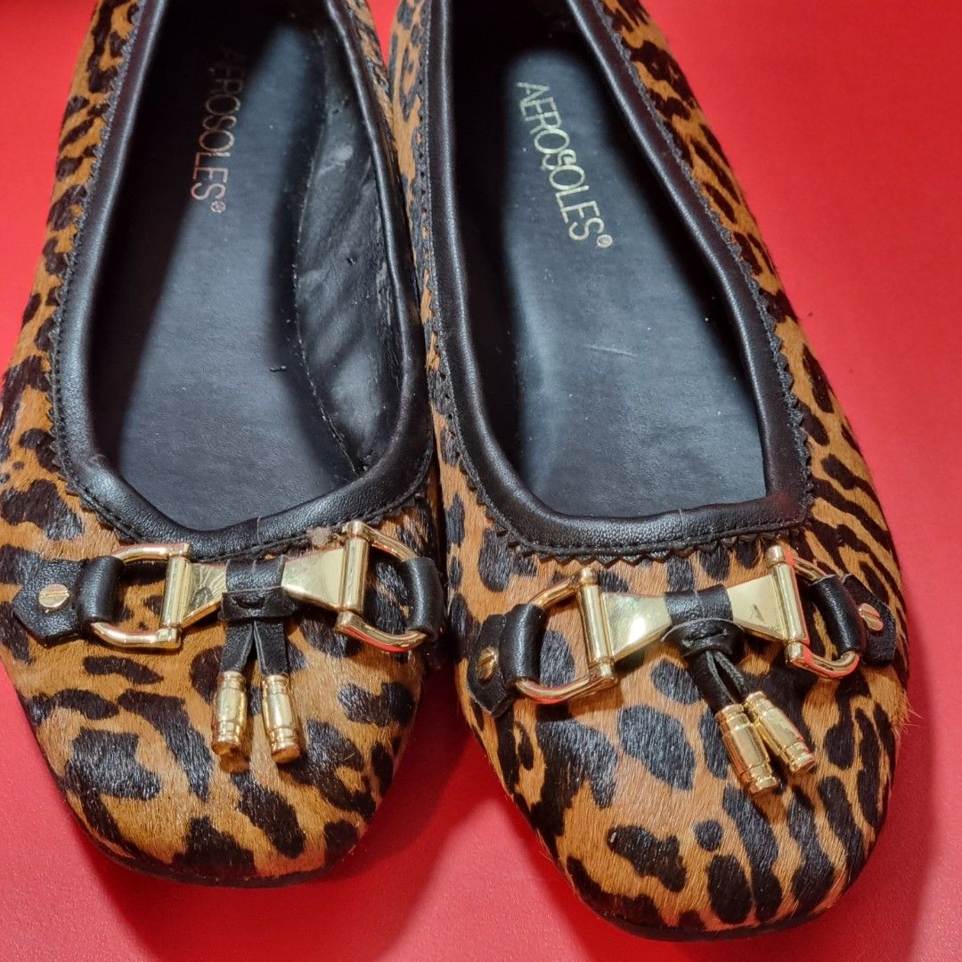 Aerosoles animal print flats clearance
