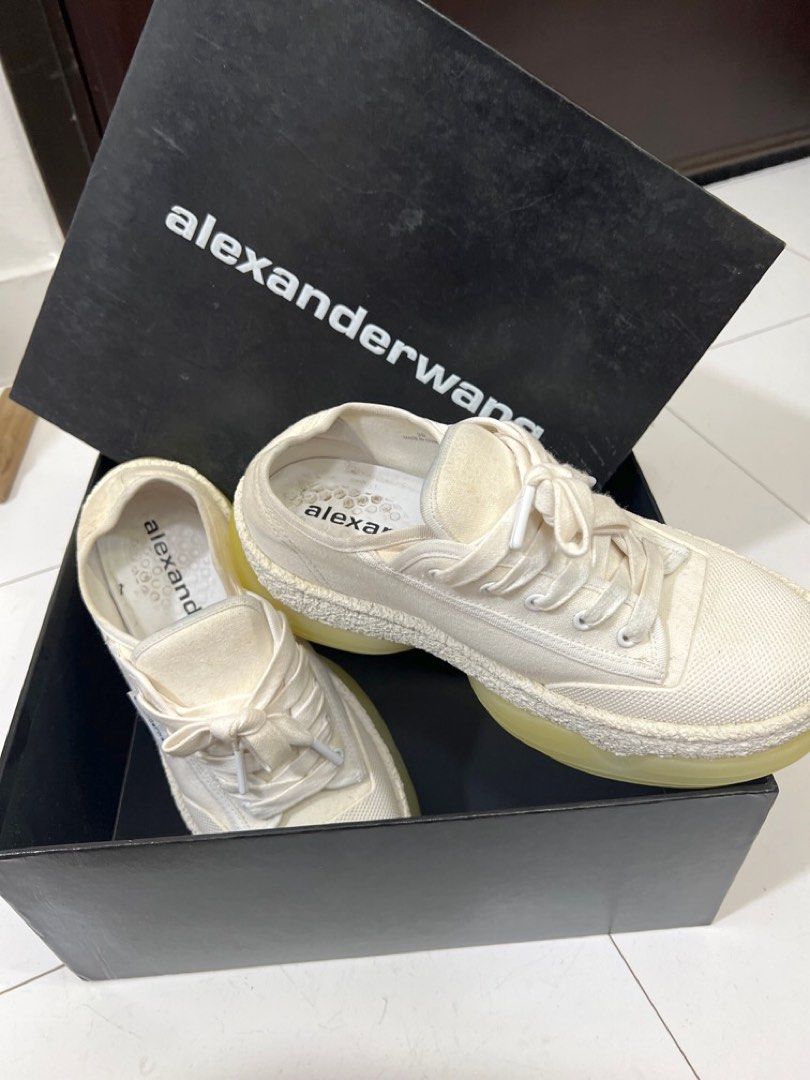 Alexander wang white pumps online