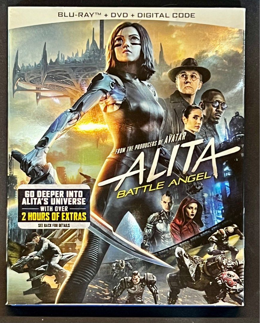 Alita, Battle Angel (Used Original Blu-ray DVD), Hobbies & Toys, Music &  Media, CDs & DVDs on Carousell