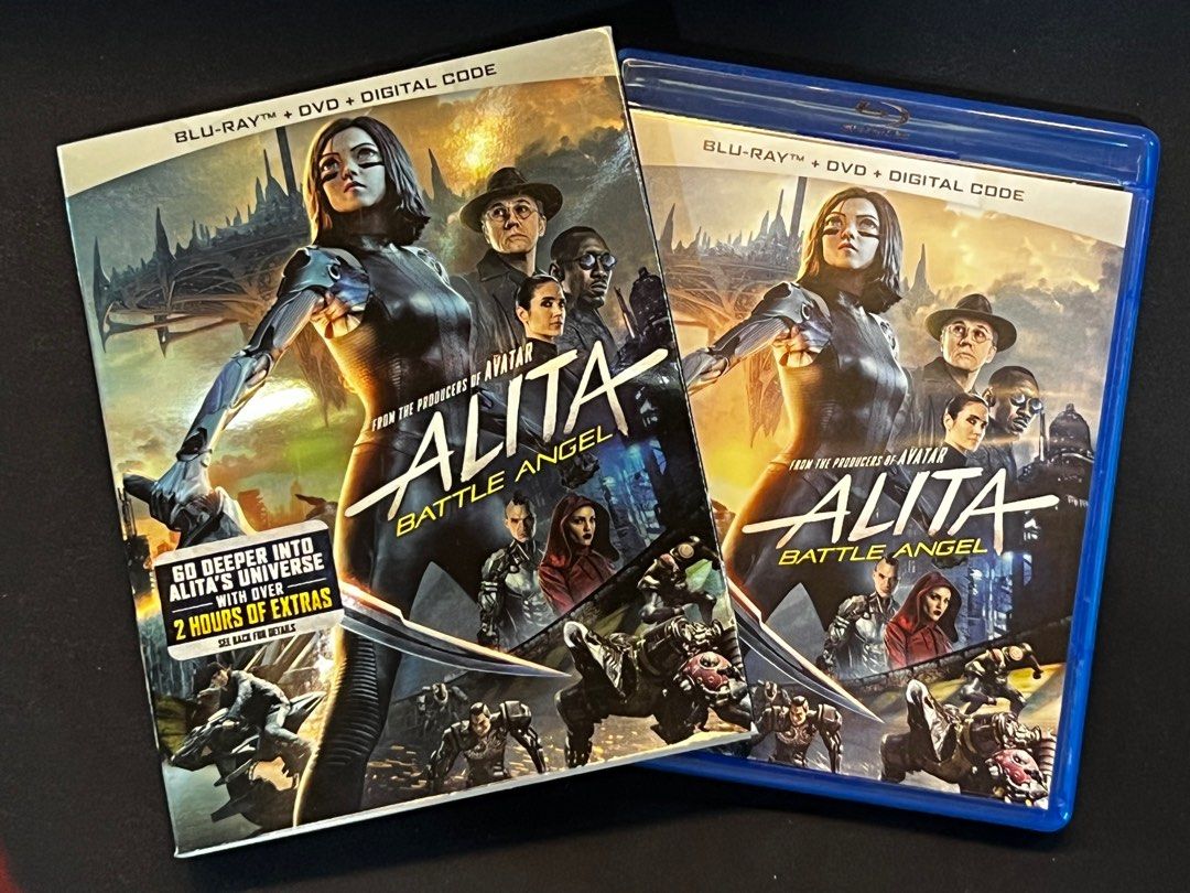 Alita, Battle Angel (Used Original Blu-ray DVD), Hobbies & Toys, Music &  Media, CDs & DVDs on Carousell