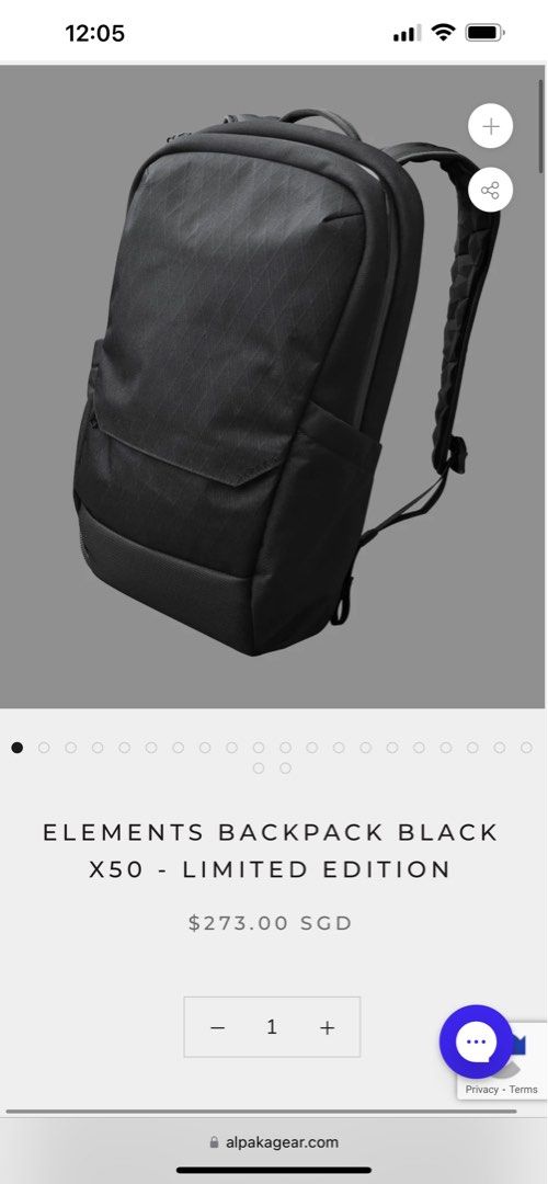 Alpaka Limited Edition Elements Backpack in X50 XPAC, Men's Fashion ...
