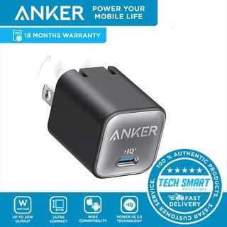 Anker 511 Nano 3 USB C GaN Charger 30W, PIQ 3.0 Foldable PPS Fast Charger, iPhone 14/14 Pro/14 Pro Max/13 Pro/13 Pro Max, Galaxy, iPad