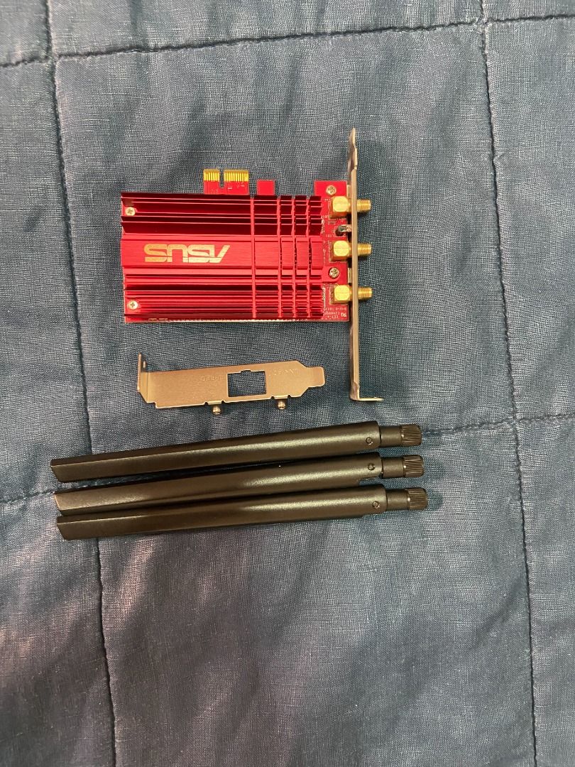 ASUS PCEAC68 PCIE Wifi Adapter 802.11ac 3x3, Computers & Tech, Parts & Accessories, Networking