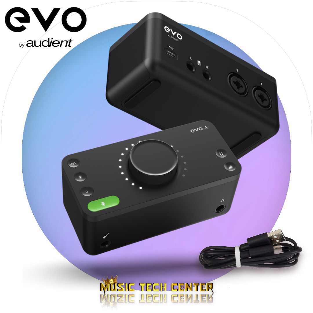 Audient EVO 2-in/2-out Digital Audio Interface For Quality Recording  SmartGain EVO4 Software, Audio, Other Audio Equipment on Carousell
