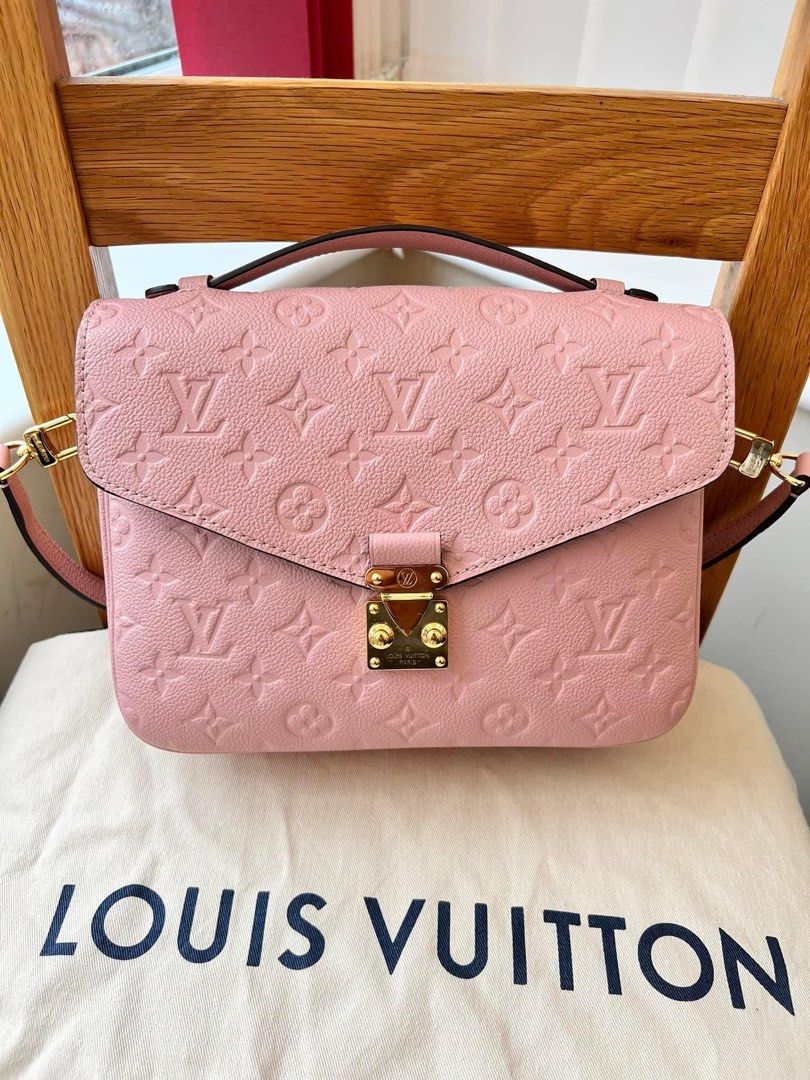 Auth - Rare LV Pochette Metis in Rose Poudre, Luxury, Bags & Wallets on  Carousell