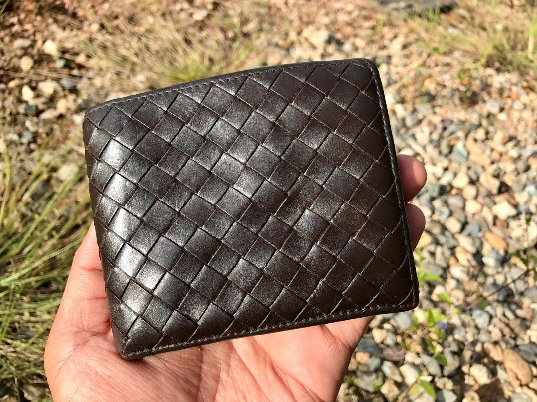 Bottega Veneta Men's Intrecciato Leather Billfold Wallet