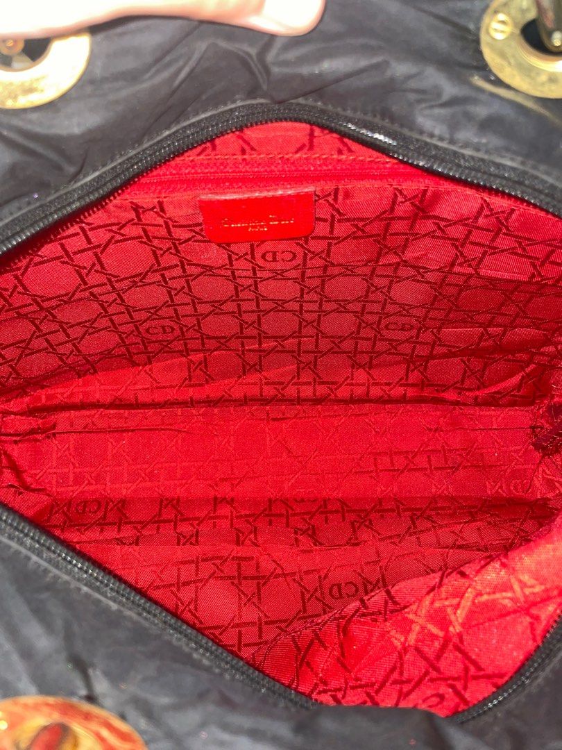 Authentic Nylon Cannage Lady Dior Bag, Women's Fashion, Bags & Wallets